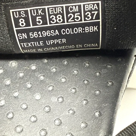 Skechers‎ Outdoor Lifestyle Women's Perfect Planning Slide Reggae Black Size 8 - Picture 8 of 9